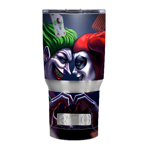  Harleyquin And Joke Love RTIC 20oz Tumbler Skin