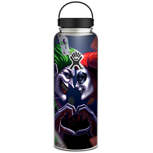  Harleyquin And Joke Love Hydroflask 40oz Wide Mouth Skin