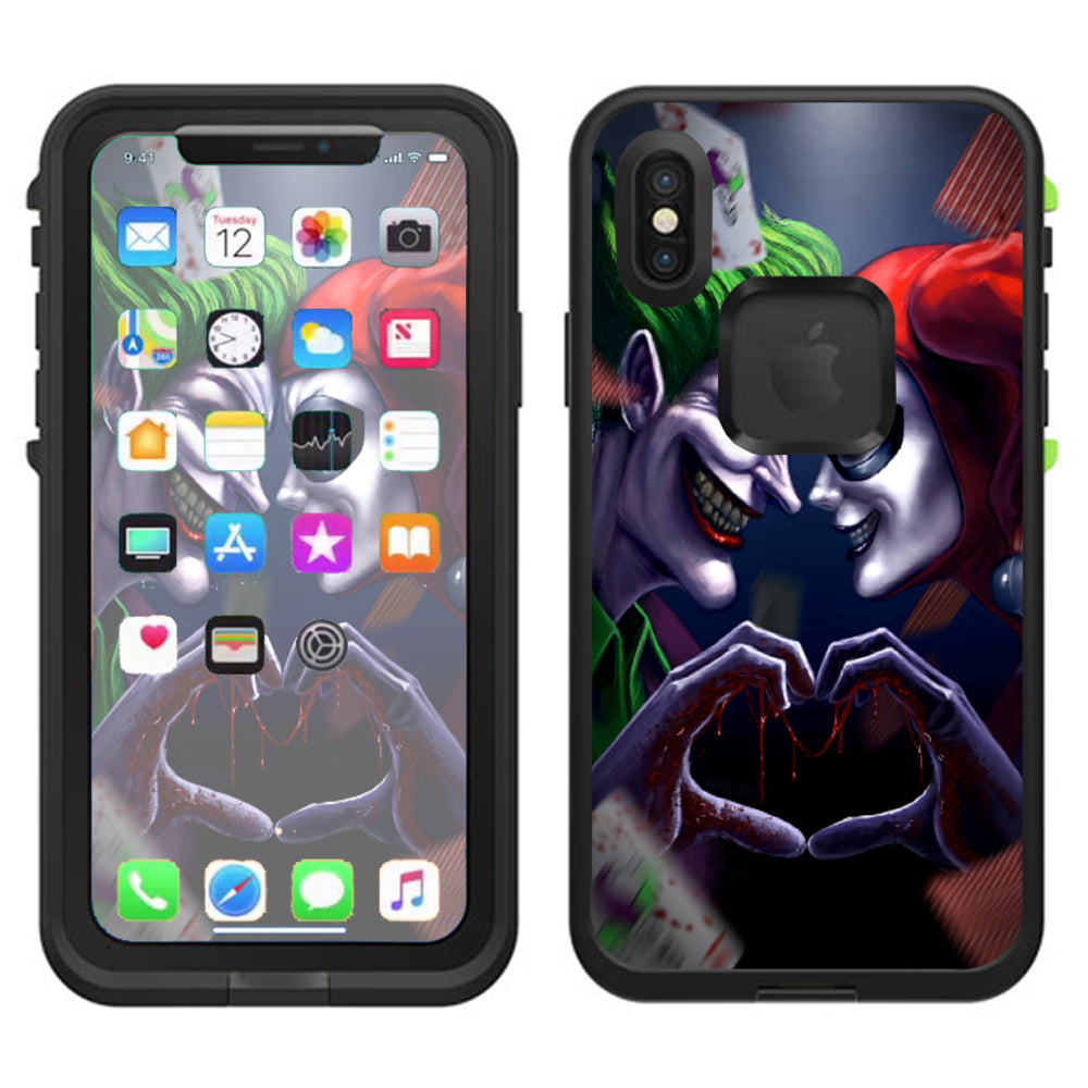  Harleyquin And Joke Love Lifeproof Fre Case iPhone X Skin