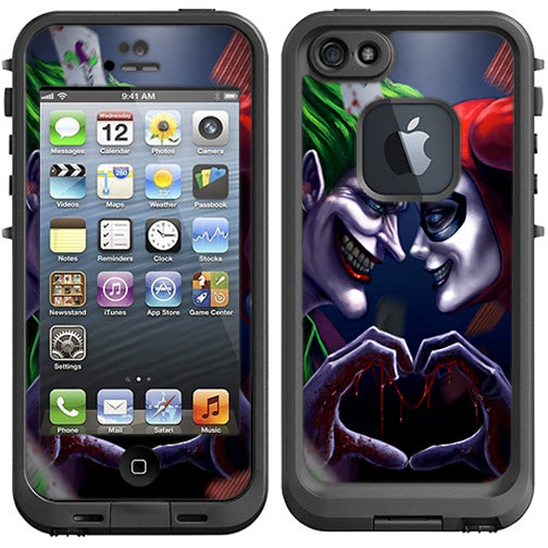  Harleyquin And Joke Love Lifeproof Fre iPhone 5 Skin