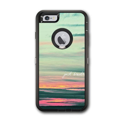  Just Breathe Sunset Scene Otterbox Defender iPhone 6 PLUS Skin