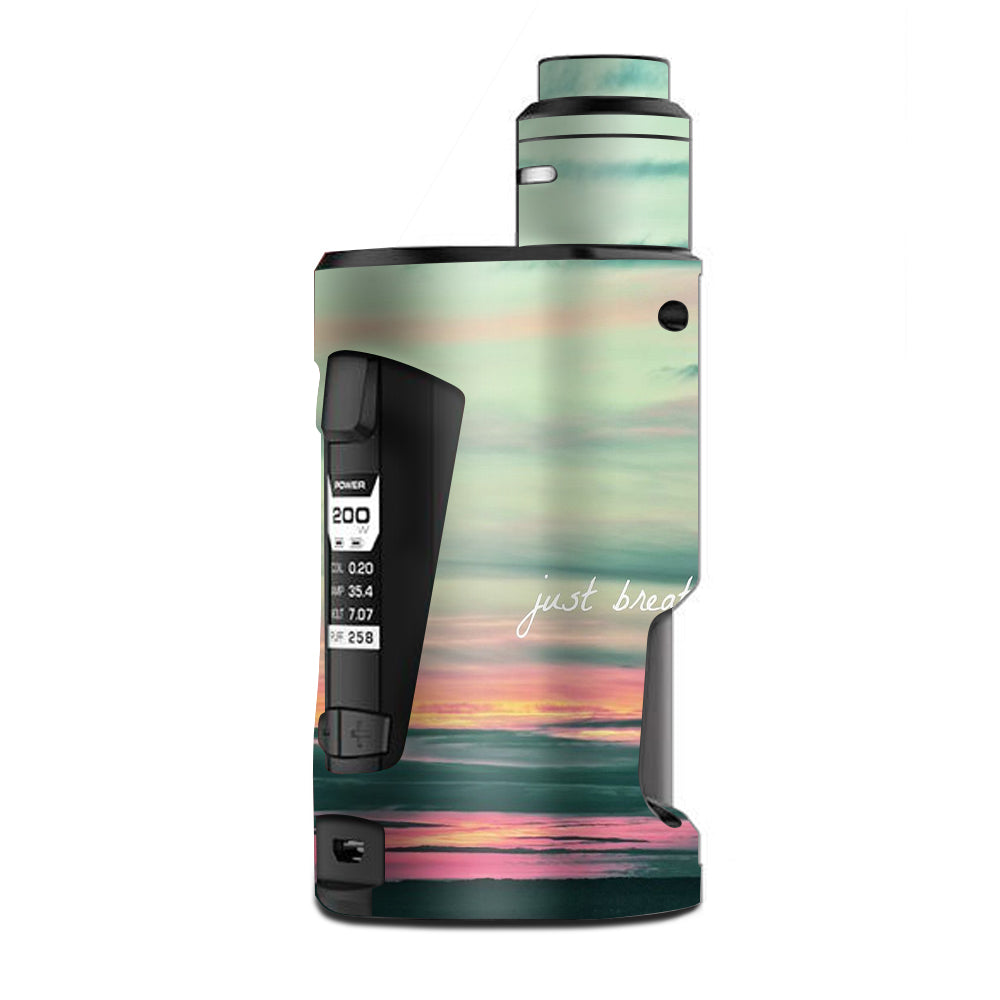  Just Breathe Sunset Scene G Box Squonk Geek Vape Skin