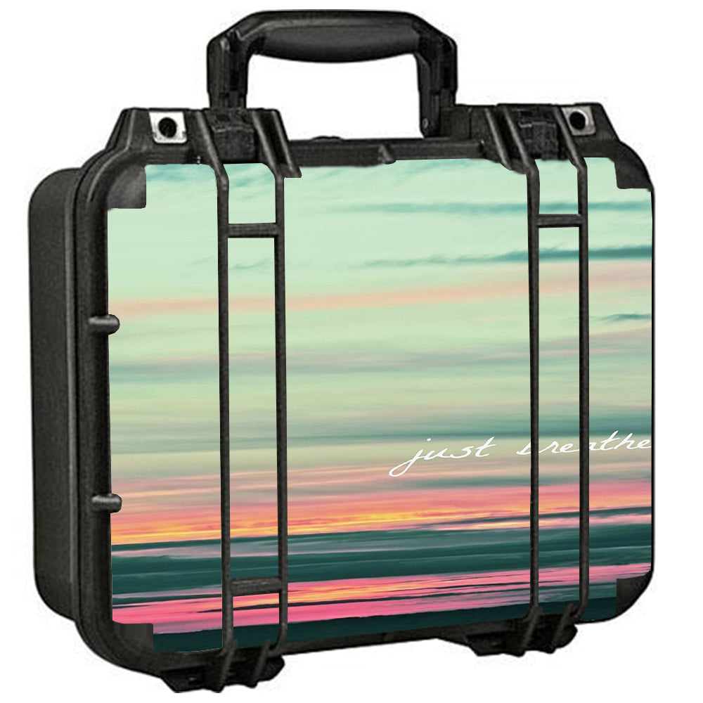  Just Breathe Sunset Scene Pelican Case 1400 Skin