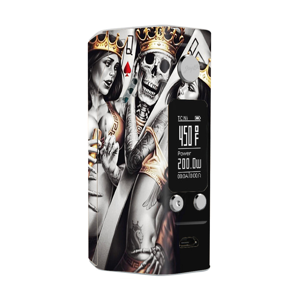  King And Queens Cards Wismec Reuleaux RX200S Skin