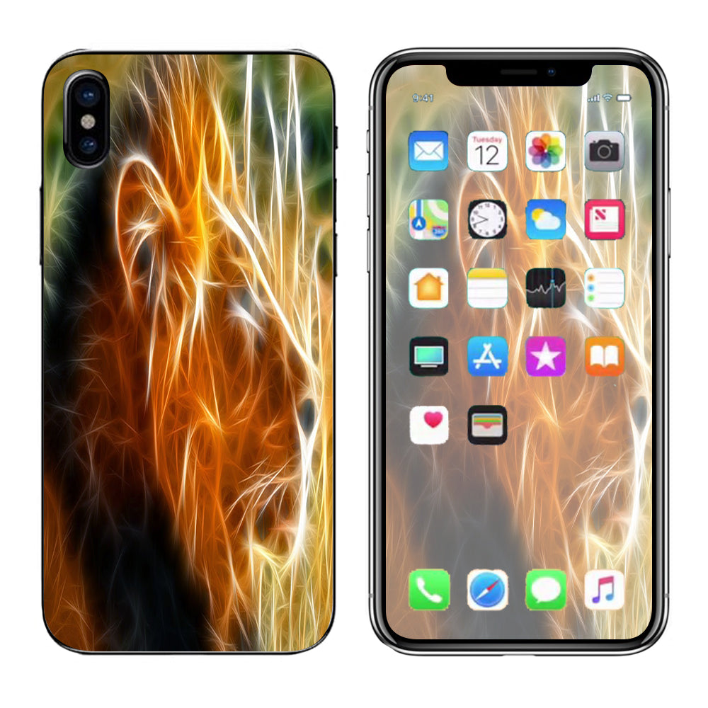 The King Of The Jungle Apple iPhone X Skin