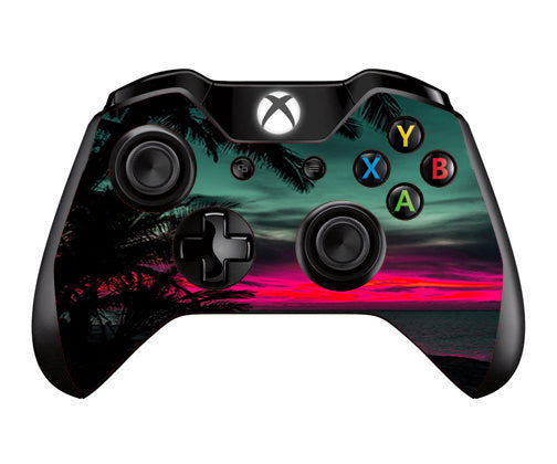  Ocean Sunset Pink Sky Microsoft Xbox One Controller Skin
