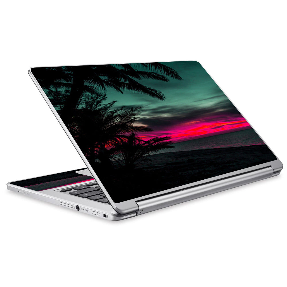  Ocean Sunset Pink Sky  Acer Chromebook R13 Skin