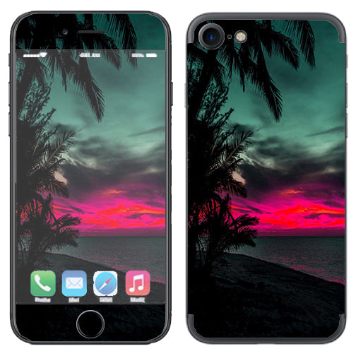  Ocean Sunset Pink Sky Apple iPhone 7 or iPhone 8 Skin