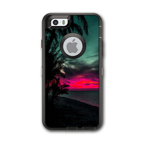  Ocean Sunset Pink Sky Otterbox Defender iPhone 6 Skin