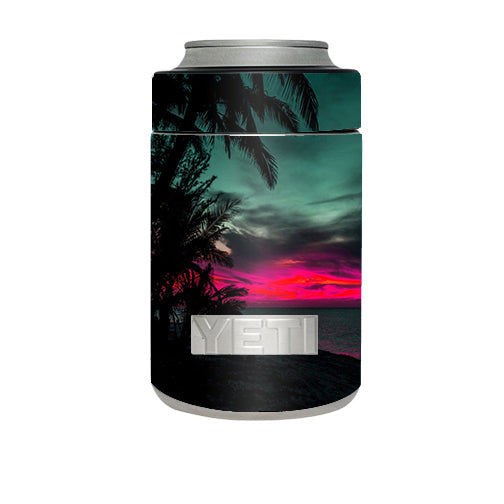  Ocean Sunset Pink Sky Yeti Rambler Colster Skin