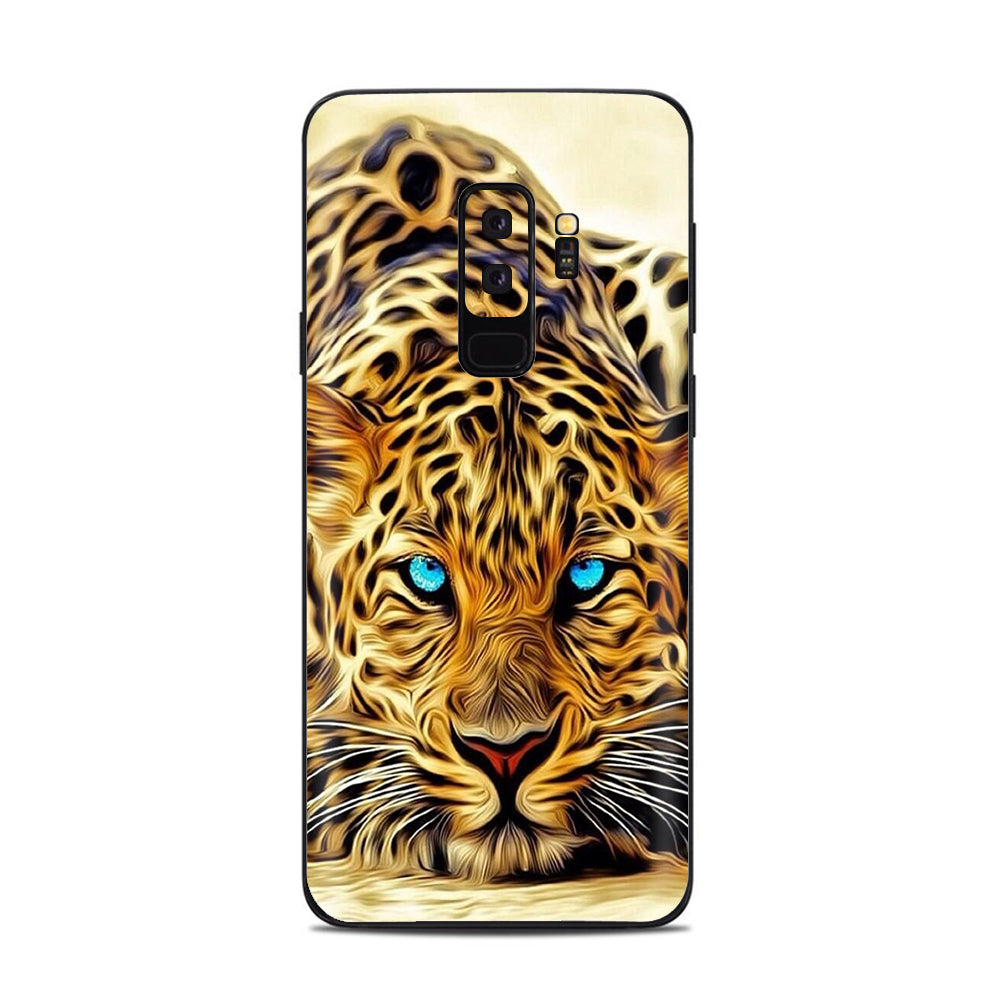  Leopard With Blue Eyes Samsung Galaxy S9 Plus Skin