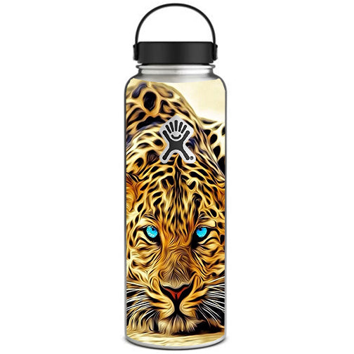  Leopard With Blue Eyes Hydroflask 40oz Wide Mouth Skin