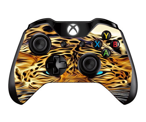  Leopard With Blue Eyes Microsoft Xbox One Controller Skin