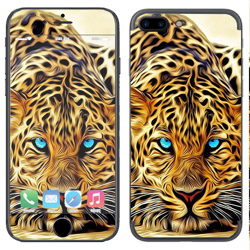  Leopard With Blue Eyes Apple  iPhone 7+ Plus / iPhone 8+ Plus Skin