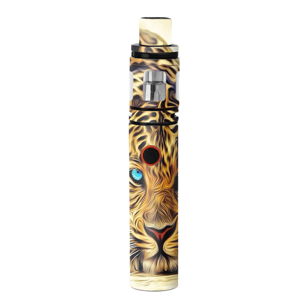  Leopard With Blue Eyes Smok Stick V8 Skin