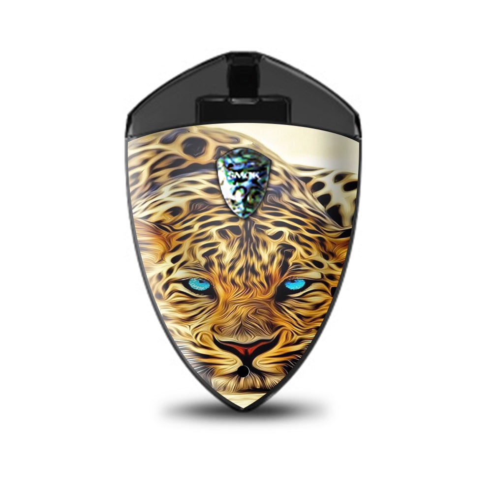  Leopard With Blue Eyes Smok Rolo Badge Skin
