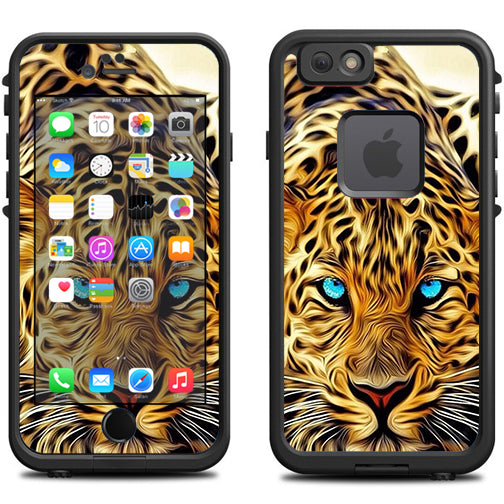  Leopard With Blue Eyes Lifeproof Fre iPhone 6 Skin