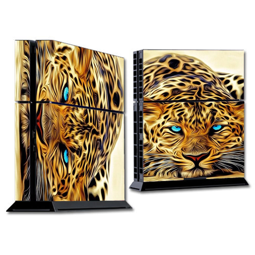  Leopard With Blue Eyes Sony Playstation PS4 Skin