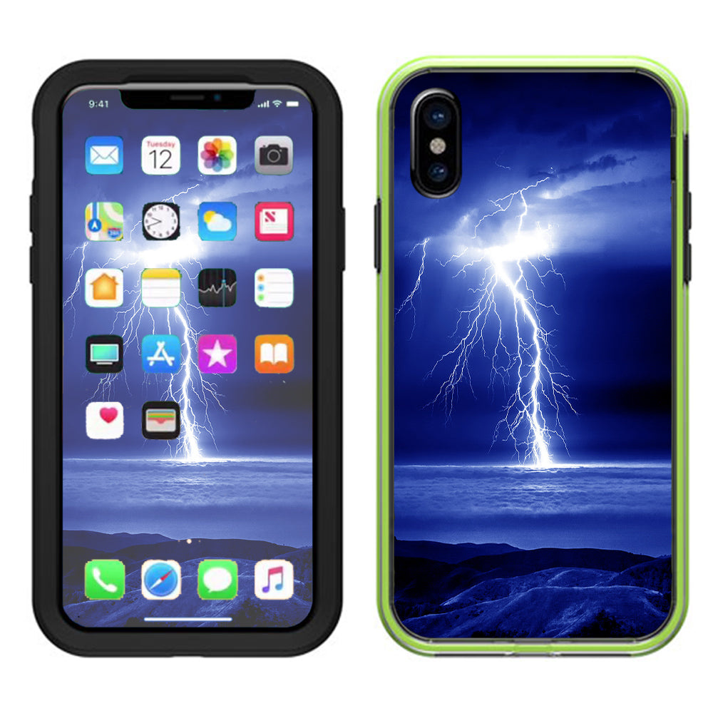  Lightning On The Ocean Lifeproof Slam Case iPhone X Skin