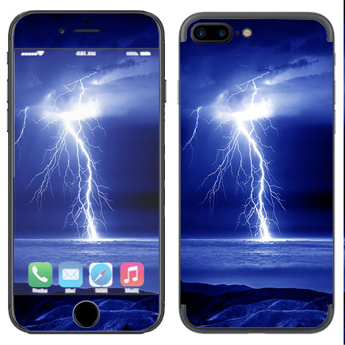  Lightning On The Ocean Apple  iPhone 7+ Plus / iPhone 8+ Plus Skin