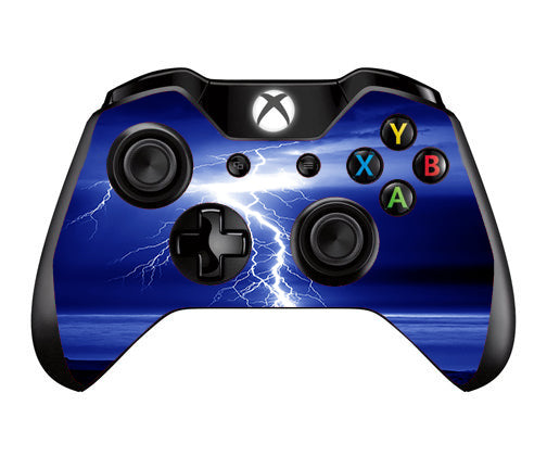  Lightning On The Ocean Microsoft Xbox One Controller Skin