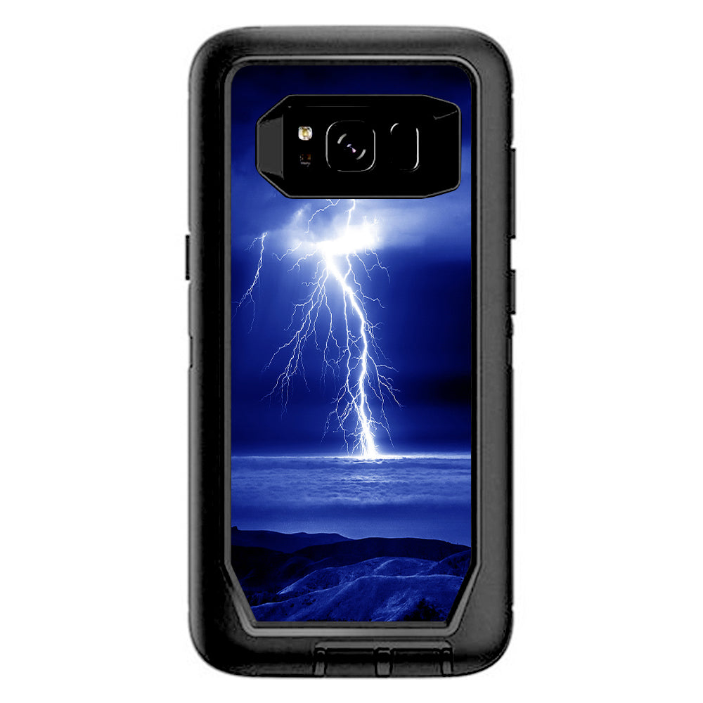  Lightning On The Ocean Otterbox Defender Samsung Galaxy S8 Skin