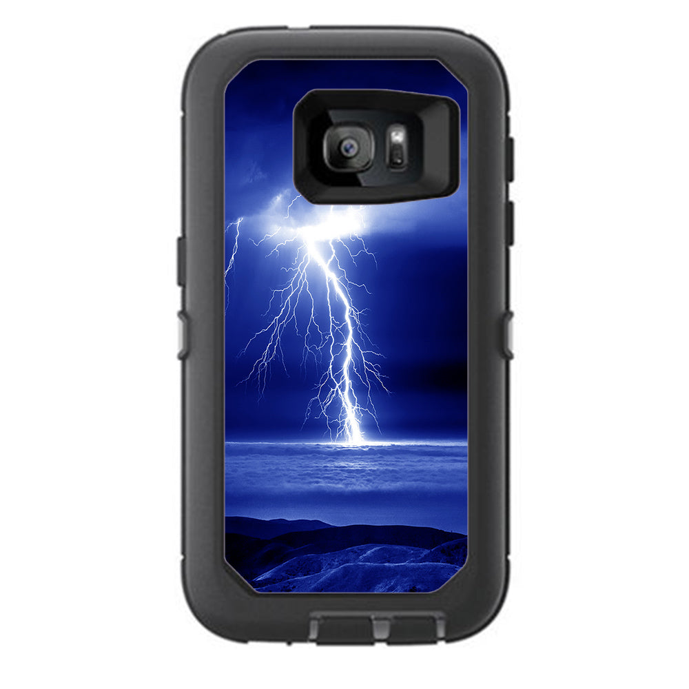  Lightning On The Ocean Otterbox Defender Samsung Galaxy S7 Skin