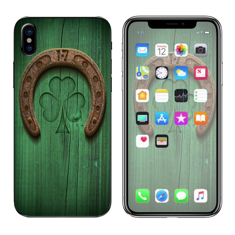  Lucky Horseshoe, Irish Apple iPhone X Skin