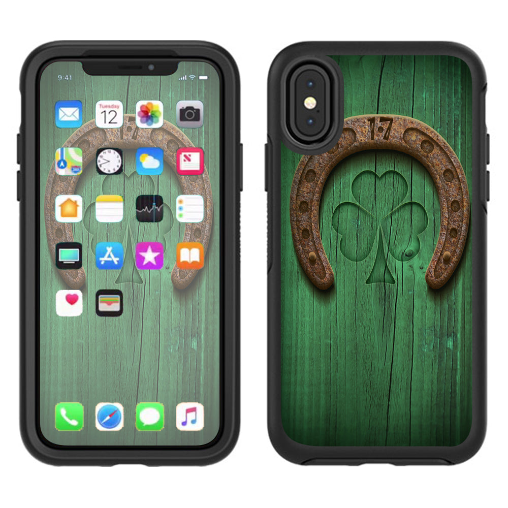  Lucky Horseshoe, Irish Otterbox Defender Apple iPhone X Skin