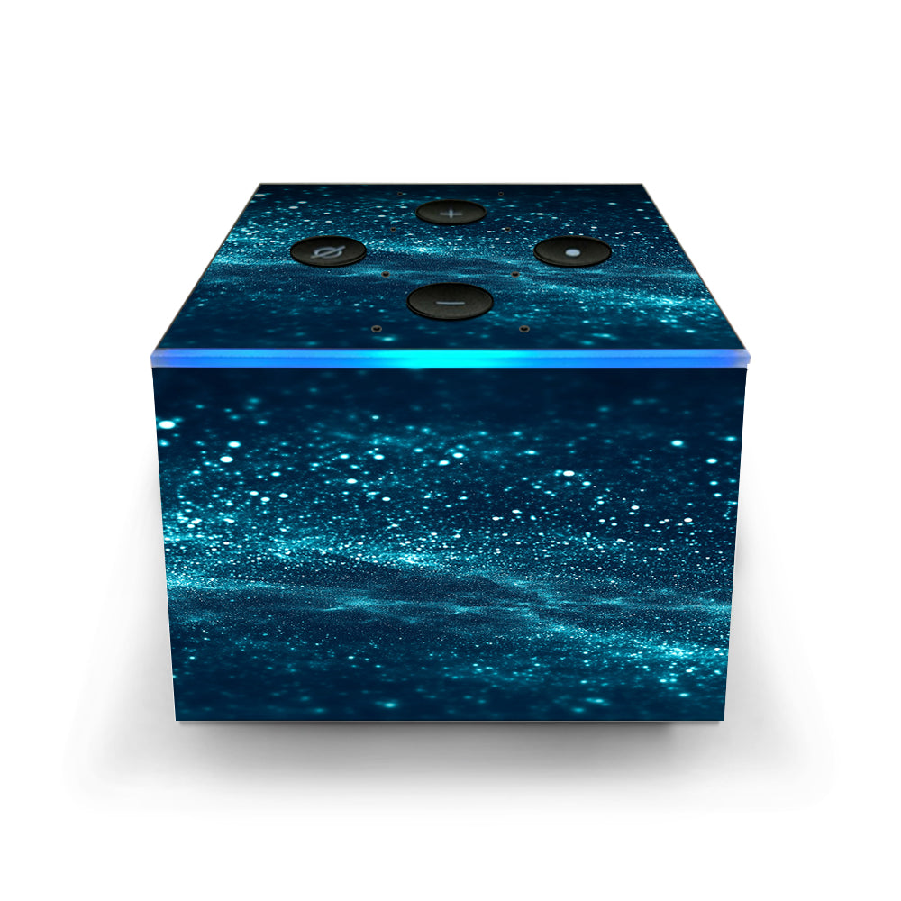  Blue Nebula Meteor Shower Amazon Fire TV Cube Skin