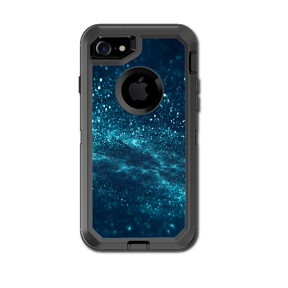  Blue Nebula Meteor Shower Otterbox Defender iPhone 7 or iPhone 8 Skin