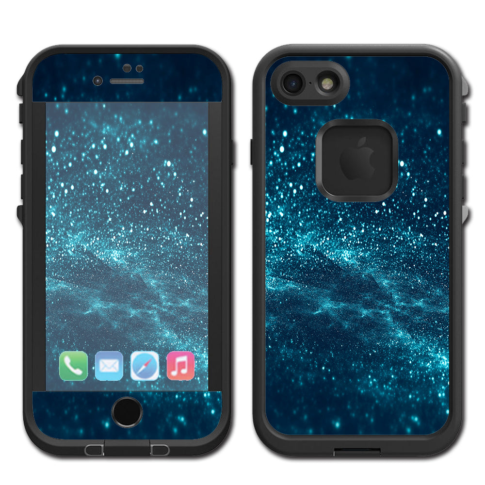  Blue Nebula Meteor Shower Lifeproof Fre iPhone 7 or iPhone 8 Skin