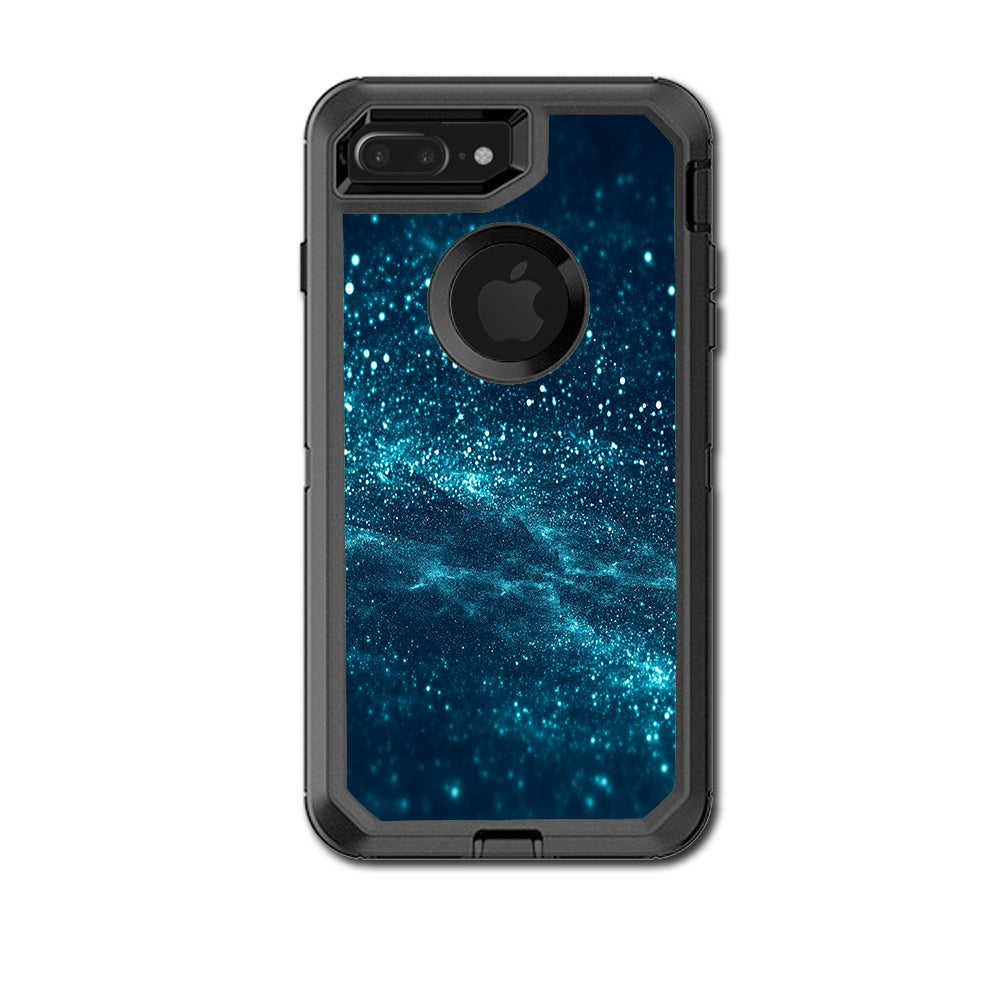  Blue Nebula Meteor Shower Otterbox Defender iPhone 7+ Plus or iPhone 8+ Plus Skin