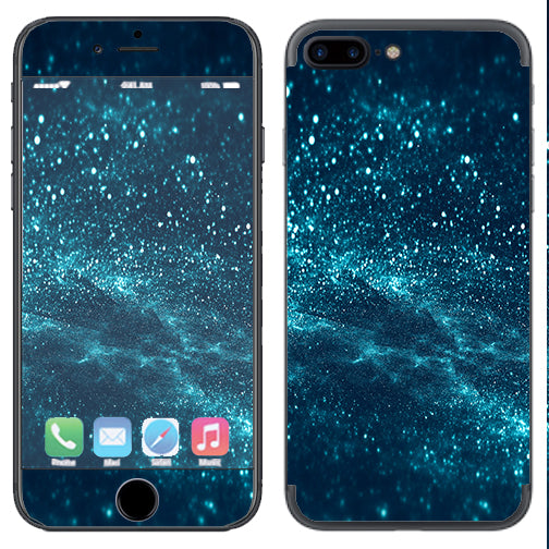  Blue Nebula Meteor Shower Apple  iPhone 7+ Plus / iPhone 8+ Plus Skin
