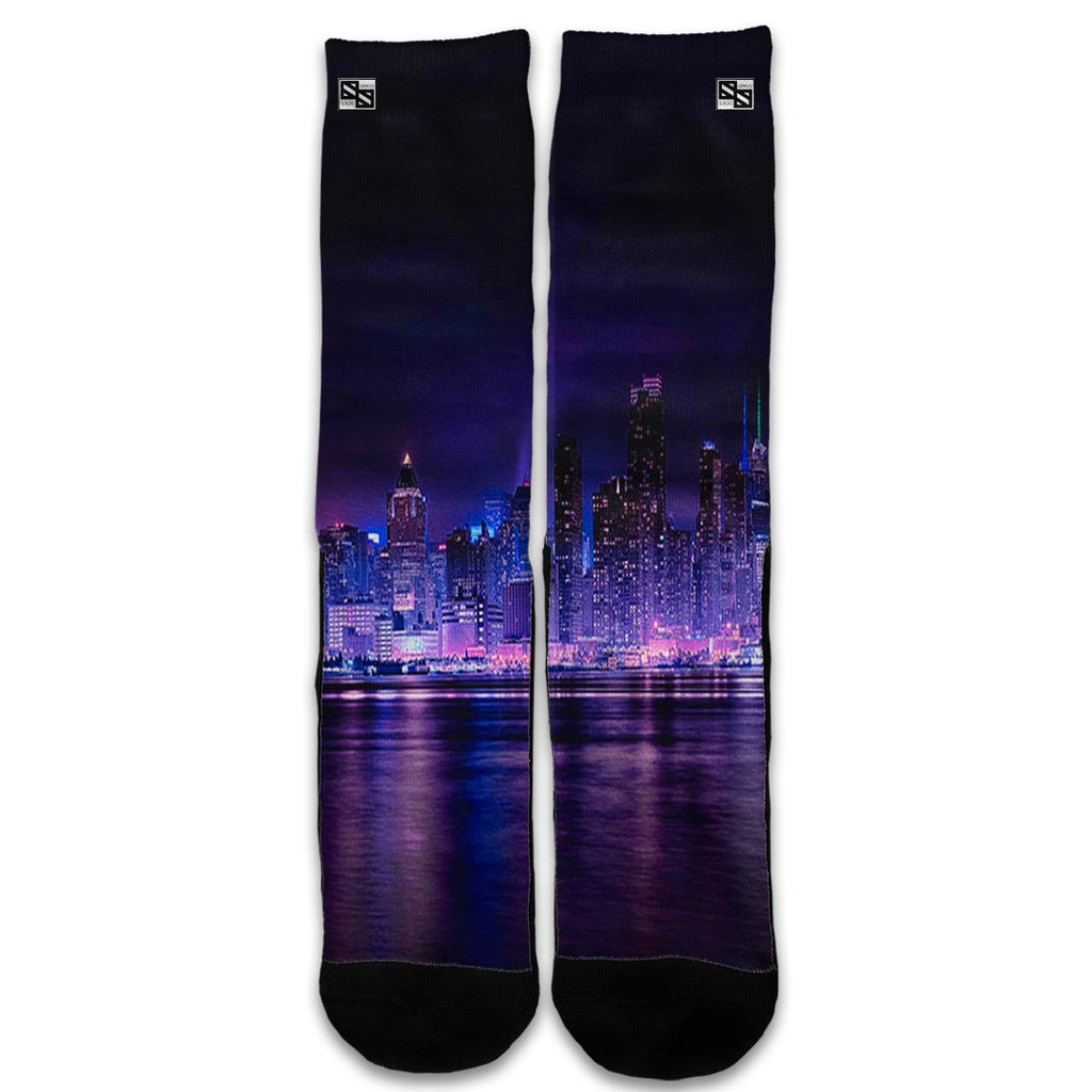  Manhattan Skyline Universal Socks