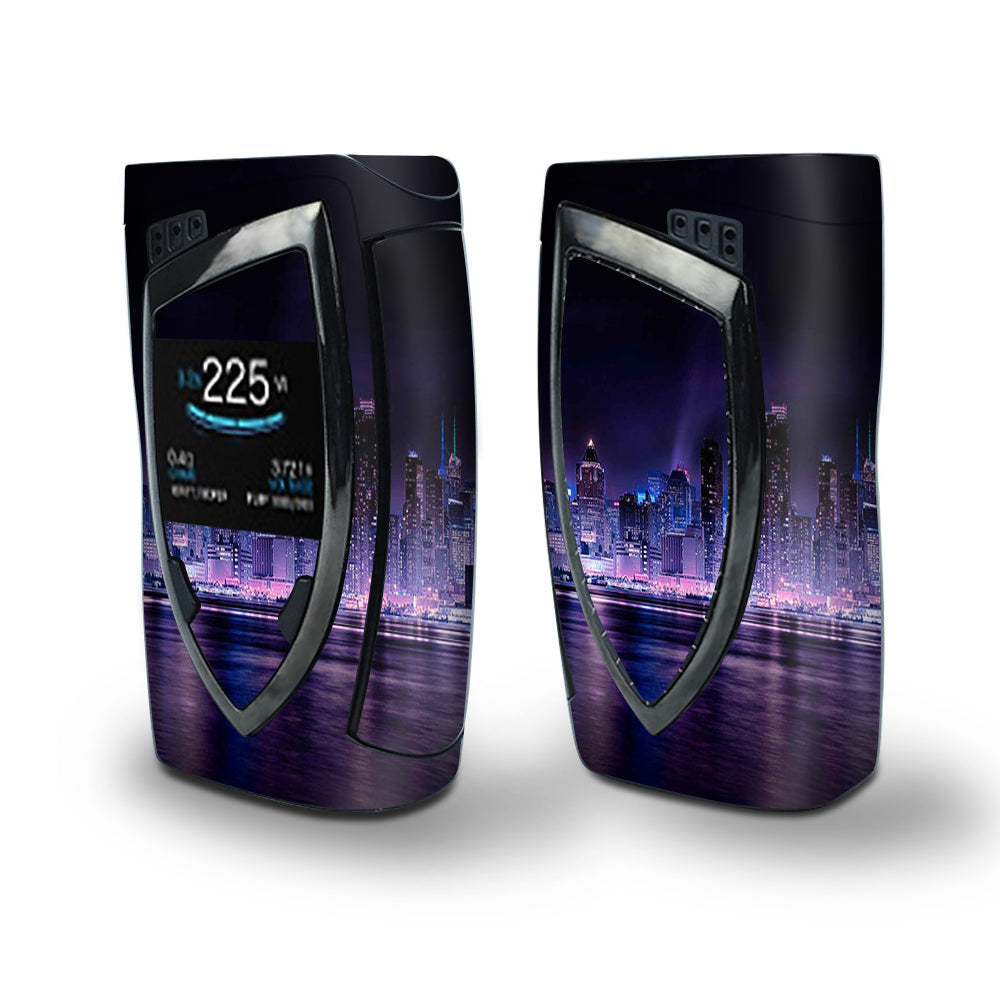 Skin Decal Vinyl Wrap for Smok Devilkin Kit 225w Vape (includes TFV12 Prince Tank Skins) skins cover/ Manhattan Skyline