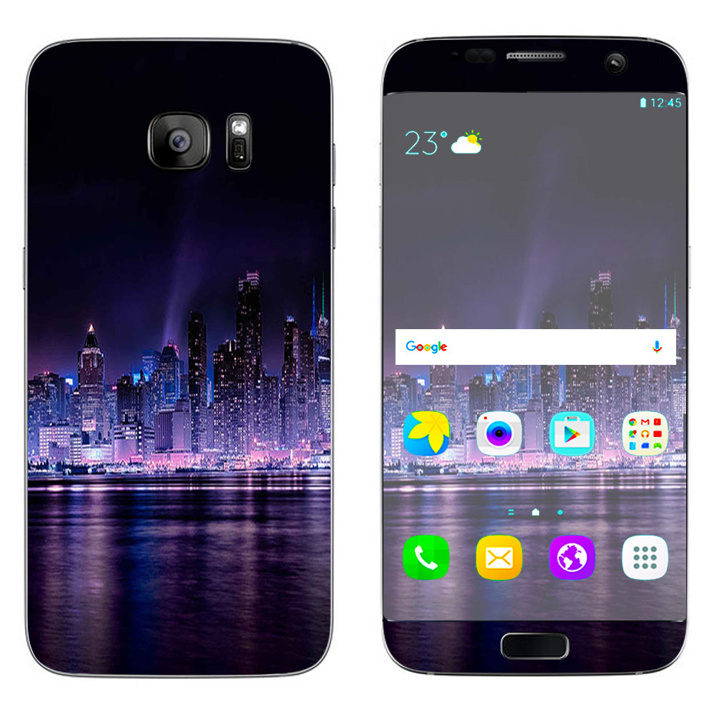  Manhattan Skyline Samsung Galaxy S7 Edge Skin