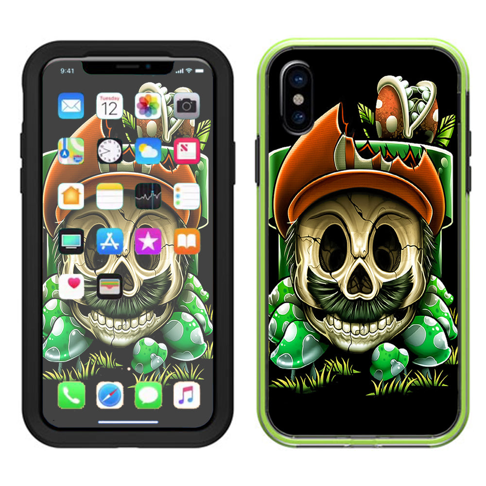  Gangster Mario Face Lifeproof Slam Case iPhone X Skin