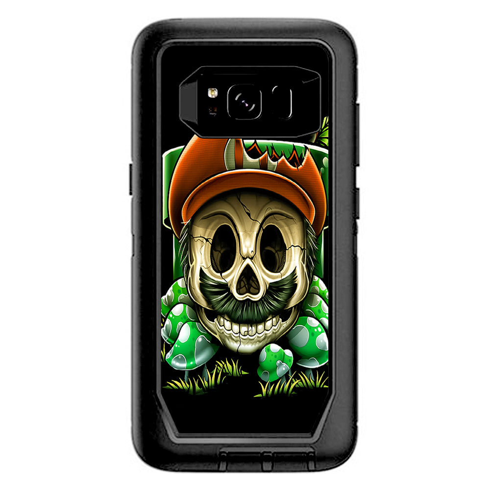  Gangster Mario Face Otterbox Defender Samsung Galaxy S8 Skin
