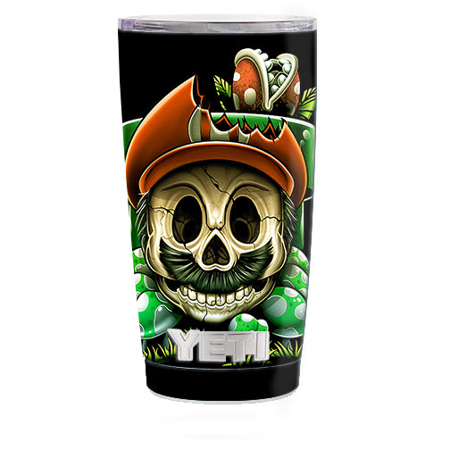  Gangster Mario Face Yeti 20oz Rambler Tumbler Skin