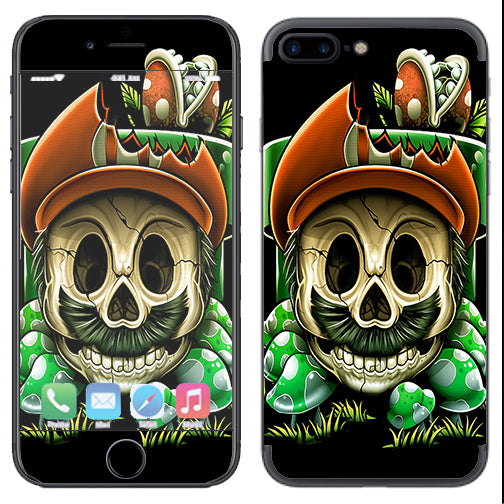  Gangster Mario Face Apple  iPhone 7+ Plus / iPhone 8+ Plus Skin