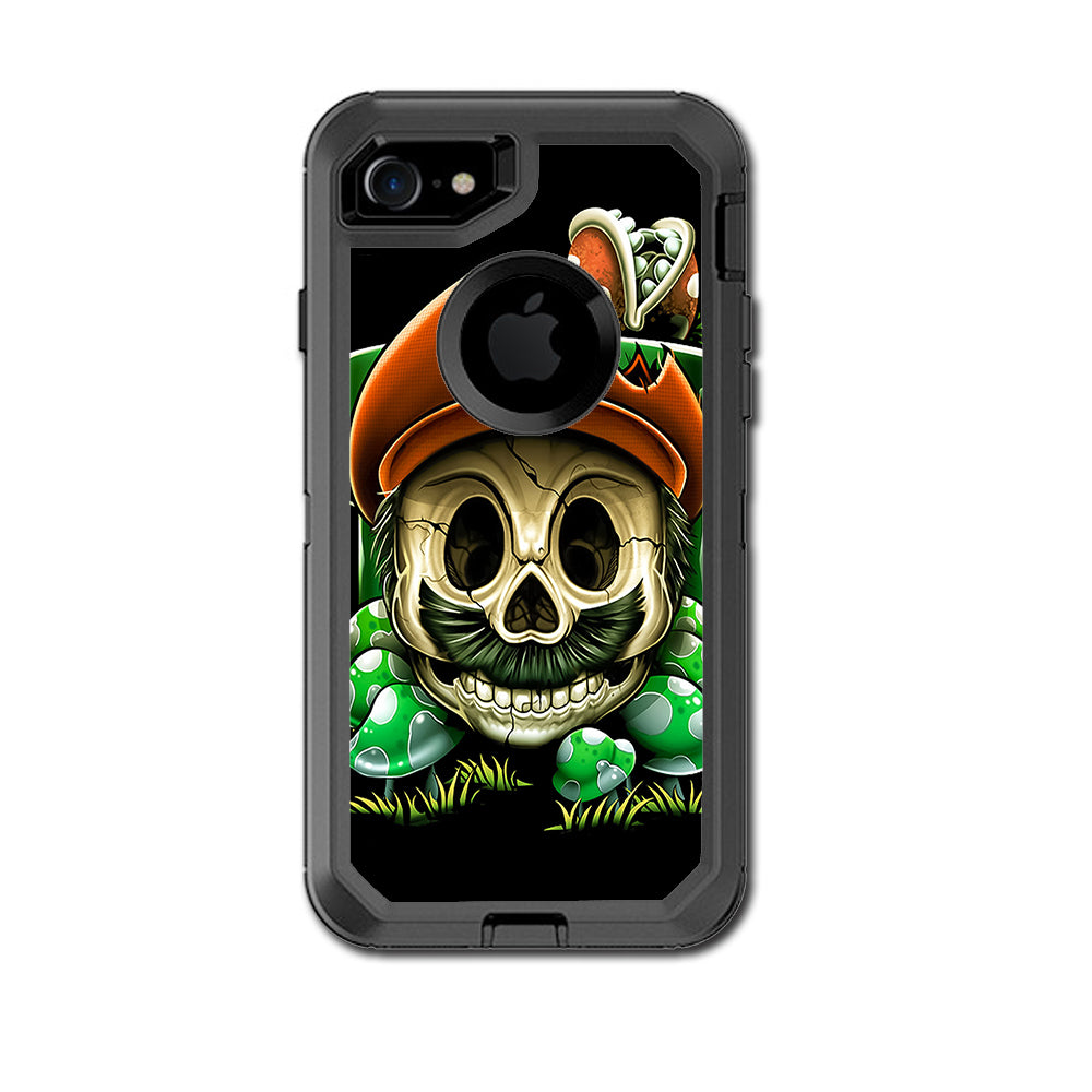  Gangster Mario Face Otterbox Defender iPhone 7 or iPhone 8 Skin