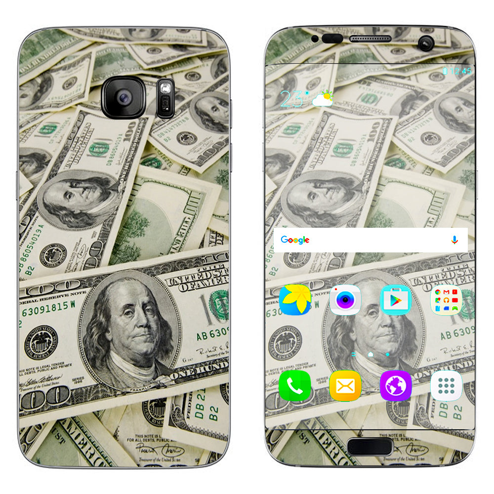  Cash Money, Benjamins Samsung Galaxy S7 Edge Skin
