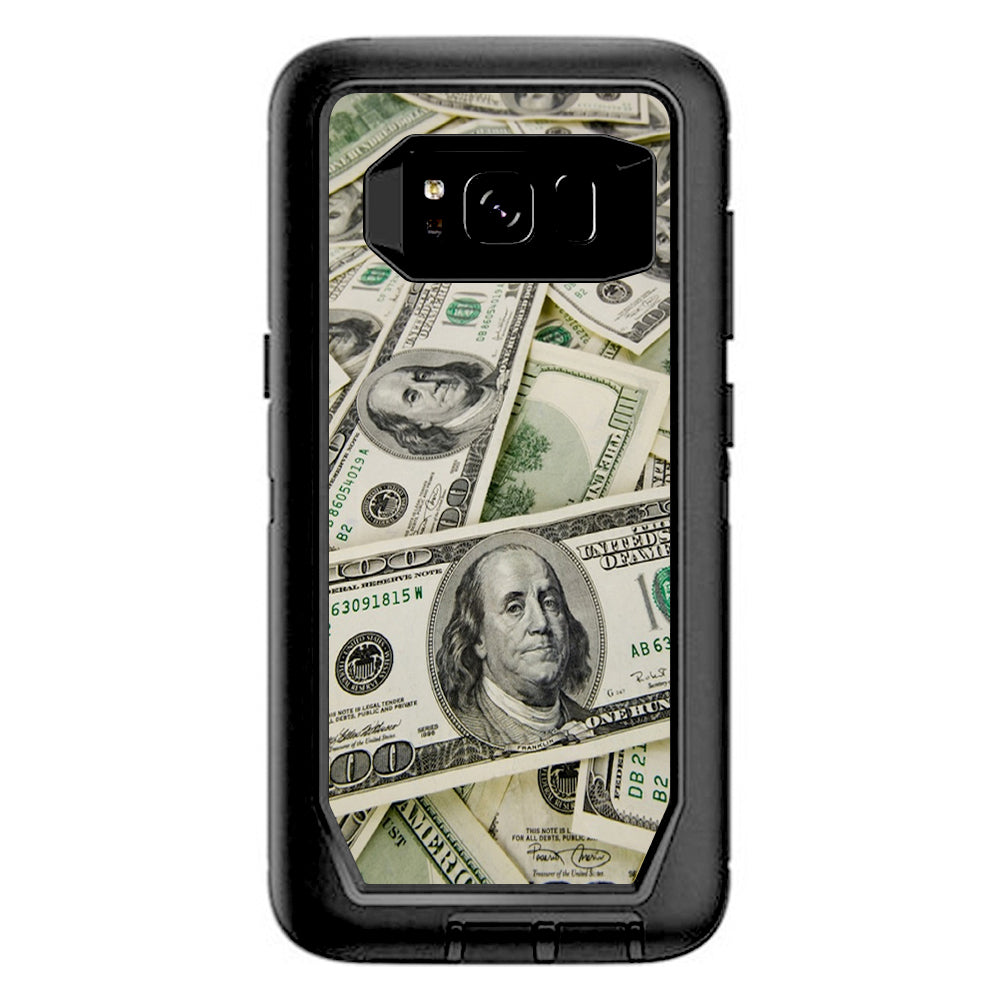  Cash Money, Benjamins Otterbox Defender Samsung Galaxy S8 Skin