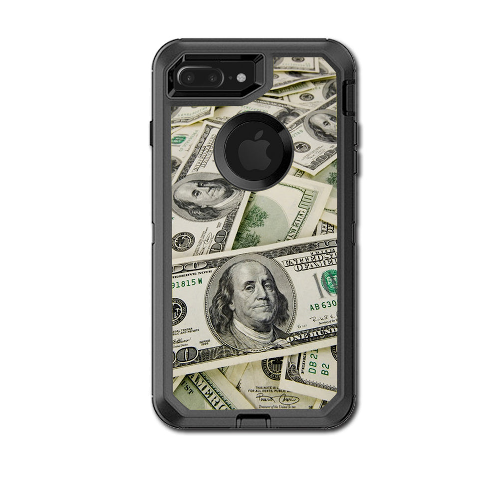  Cash Money, Benjamins Otterbox Defender iPhone 7+ Plus or iPhone 8+ Plus Skin
