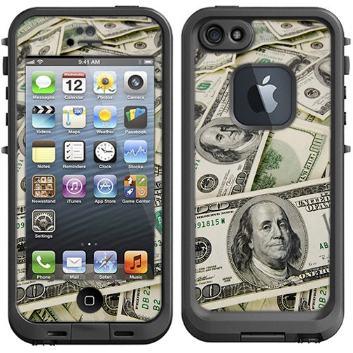  Cash Money, Benjamins Lifeproof Fre iPhone 5 Skin