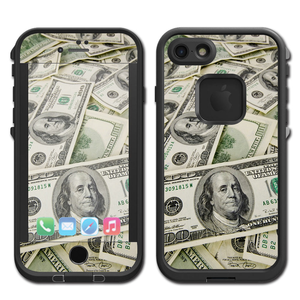  Cash Money, Benjamins Lifeproof Fre iPhone 7 or iPhone 8 Skin