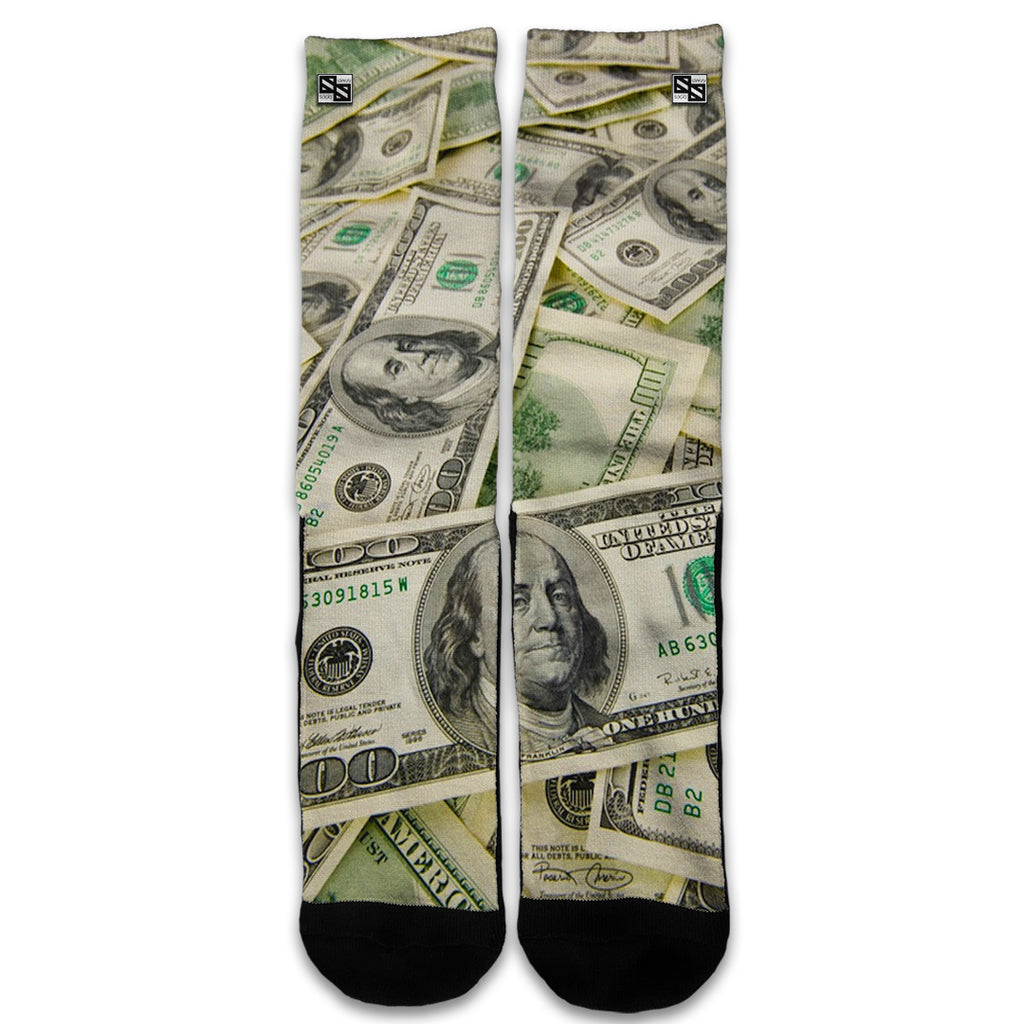  Cash Money, Benjamins Universal Socks