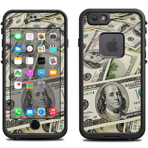  Cash Money, Benjamins Lifeproof Fre iPhone 6 Skin