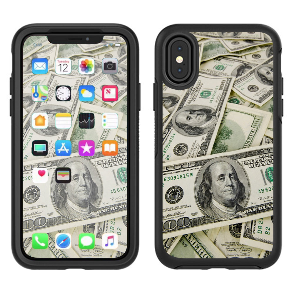  Cash Money, Benjamins Otterbox Defender Apple iPhone X Skin